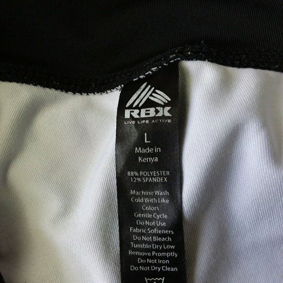 RBX Green Multicolor Active Bottom Leggings L - Picture 6 of 8